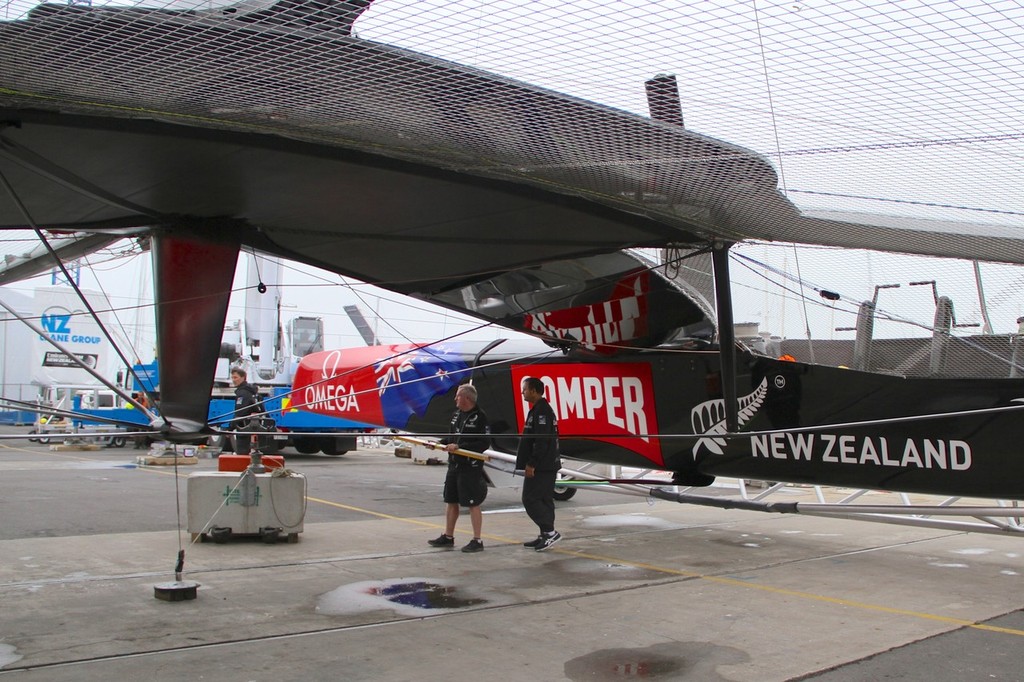 Emirates Team NZ AC72 Launch February 4, 2013 © Richard Gladwell www.photosport.co.nz